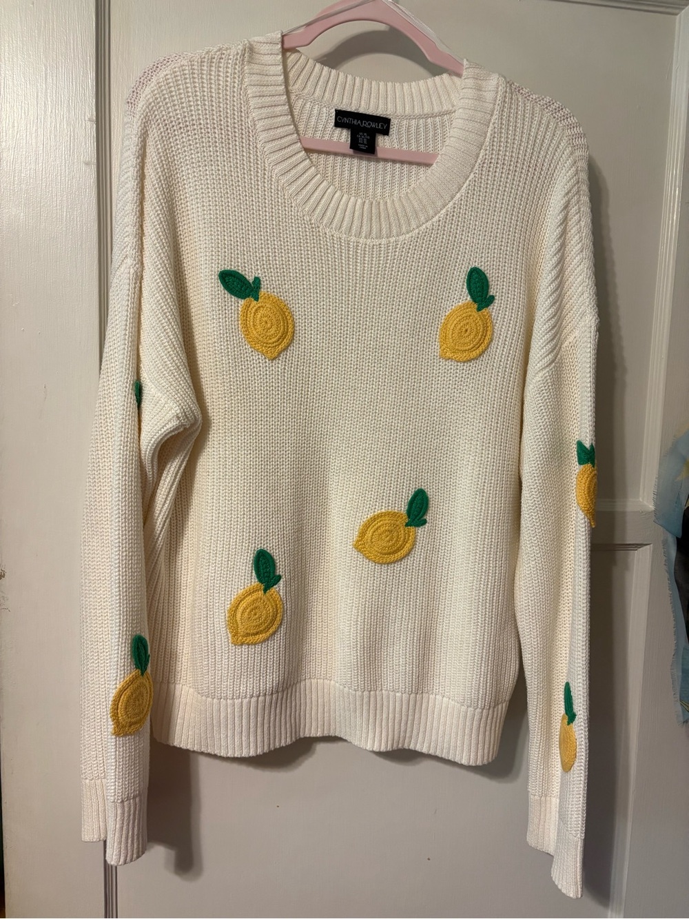 Cynthia Rowley lemon 🍋 sweater